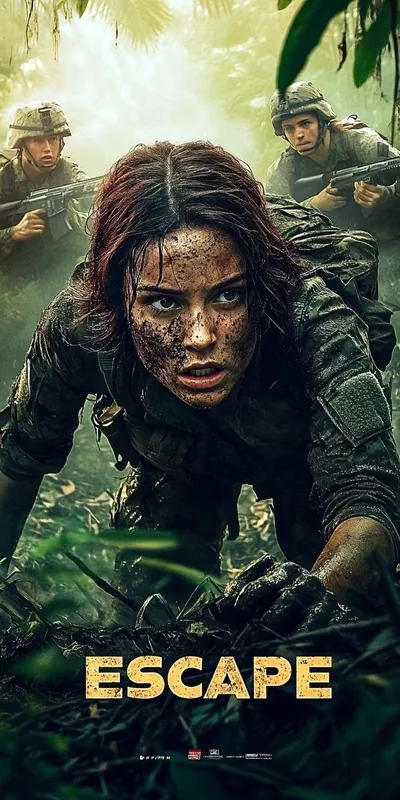 Escape film poster — jungle survival thriller streaming on IPTV UK in 4K